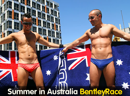 Hot Aussie Guys at Bentley Race