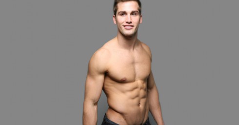 Fit Young Guy Shirtless in Jeans