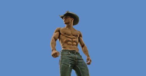 Shirtless Cowboy