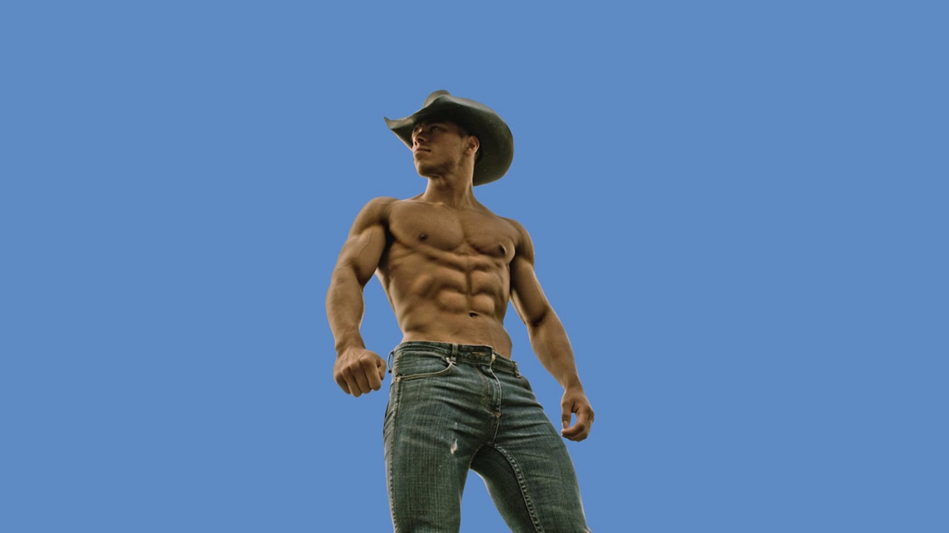 Shirtless Cowboy