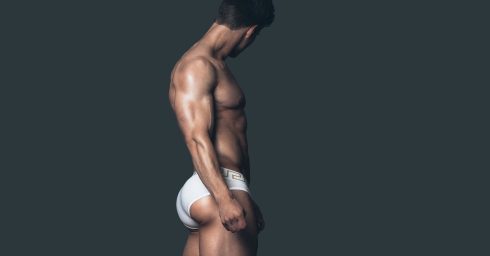 Athletic Guy with a Amazing Ass in White Briefs