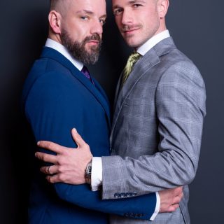 Suited Cam Show - Apolo Adri & Dan Tyser