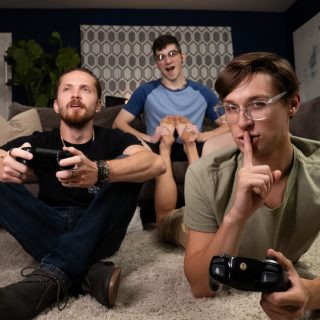 Nerdy Gamer Footjob - Harrison Todd & Shae Reynolds