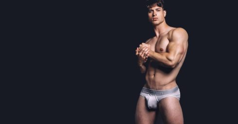 Athletic Young Guy in Calvin Klein Briefs