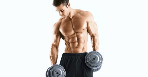 Ripped Stud with Dumbbells