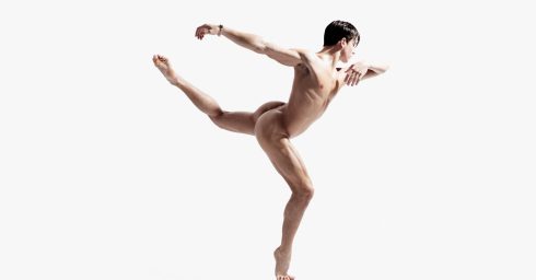 Rearview Naked Dancer with a Nice Ass