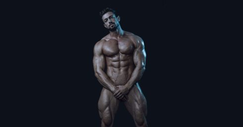 Muscular Stud Artistic Nude