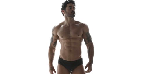 Fit Guy in Black Briefs