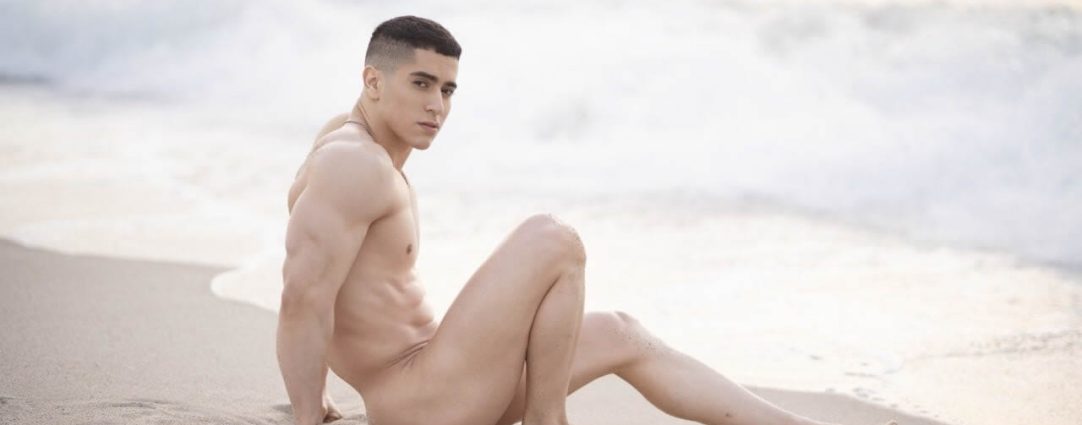 Athletic Young Stud at the Beach