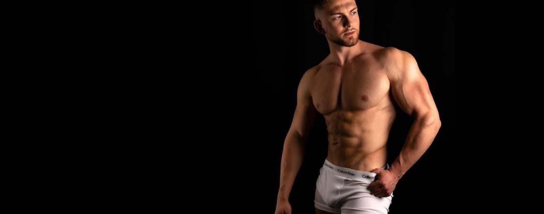 Athletic Guy in White Calvin Klein Boxer Briefs