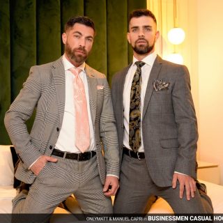 Businessmen Casual Hookup - OnlyMatt & Manuel Capri