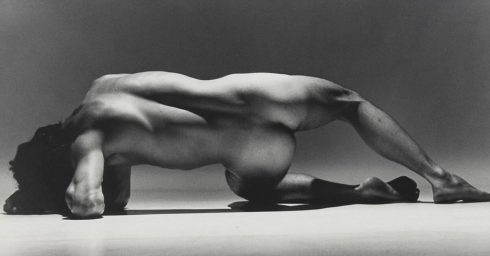 Rearview Black and White Artistic Nude